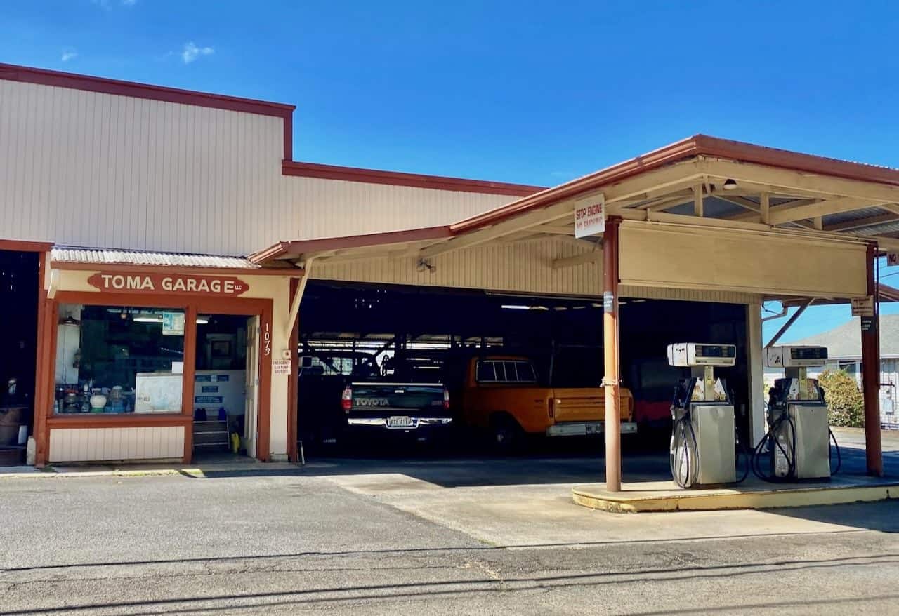 toma garage haiku maui