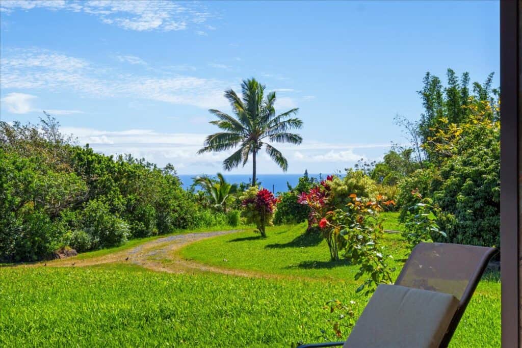 ocean view from the lanai